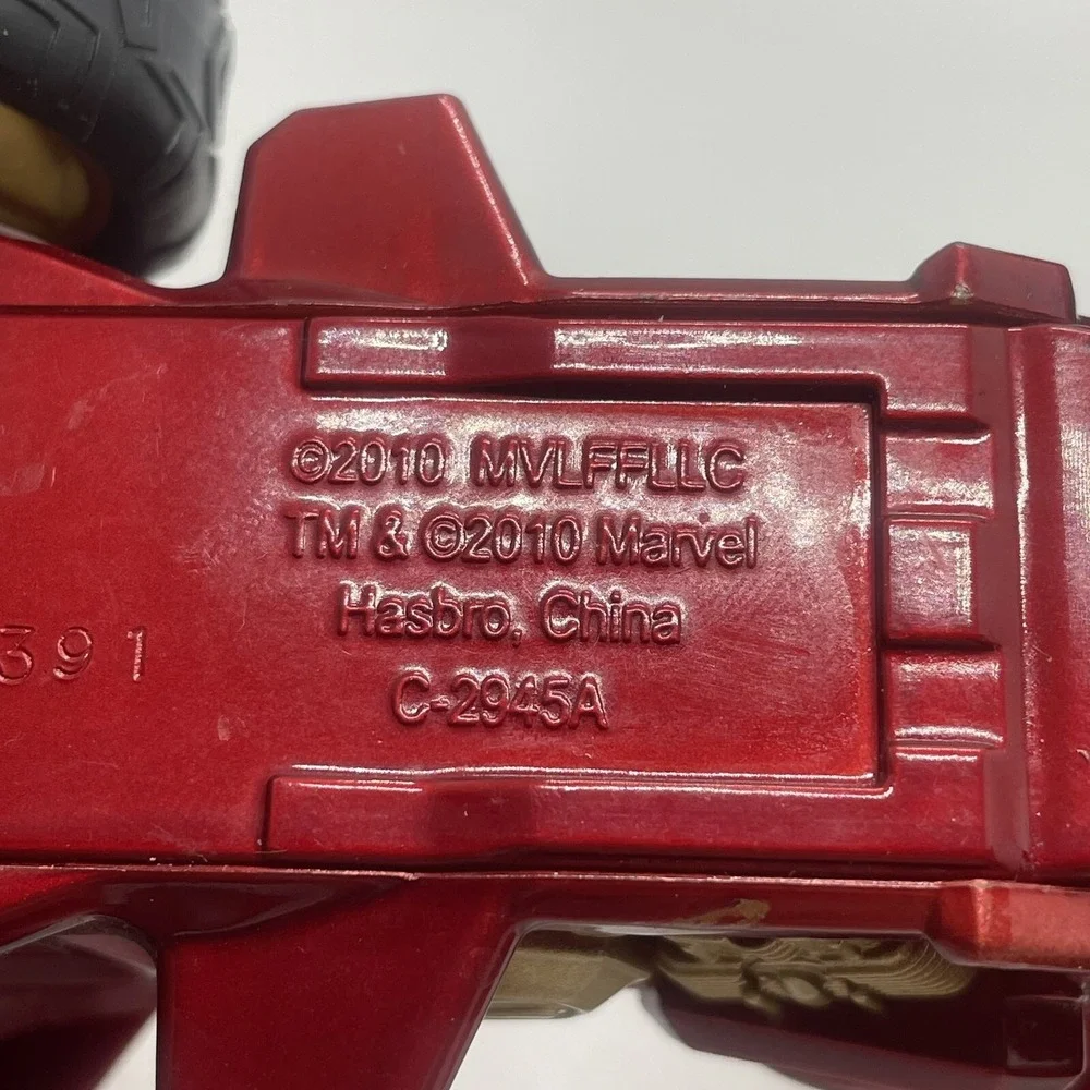 Iron Man‎ Quad Motorcycle Action Figure Vehicle Toy 2010 Marvel Hasbro C-2945A